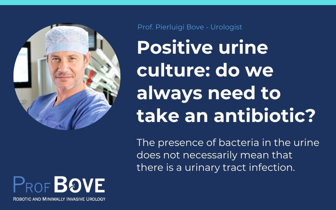 Positive urine culture: do we always need to take an antibiotic?